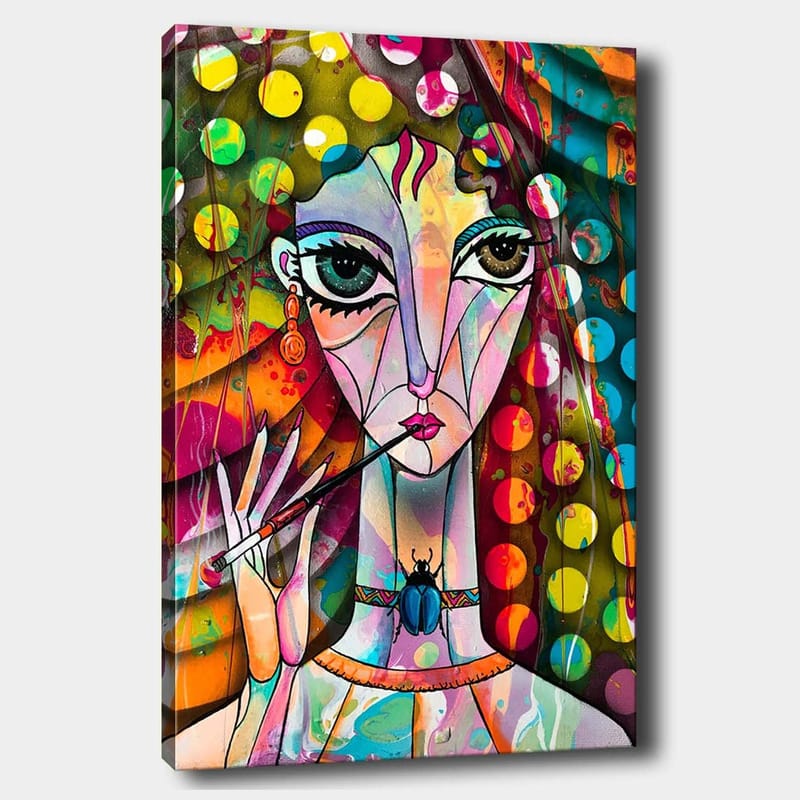 Dekorativ Canvasbilde 70x100 cm - Flerfarget - Interiør - Maleri & posters - Lerretsbilder
