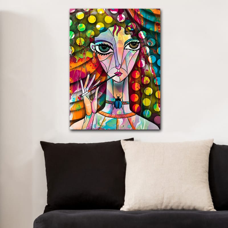 Dekorativ Canvasbilde 70x100 cm - Flerfarget - Interiør - Maleri & posters - Lerretsbilder