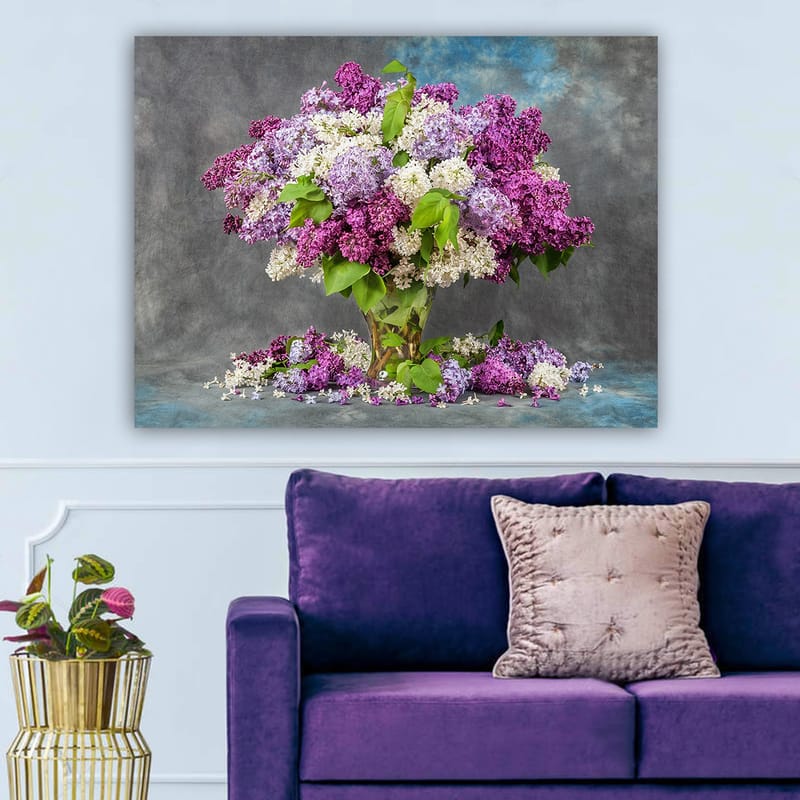 Dekorativ Canvasbilde 70x100 cm - Flerfarget - Interiør - Maleri & posters - Lerretsbilder