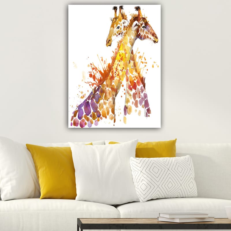 Dekorativ Canvasbilde 70x100 cm - Flerfarget - Interiør - Maleri & posters - Lerretsbilder