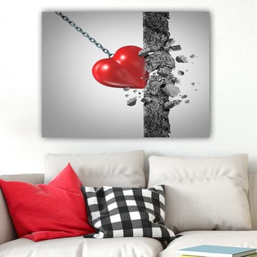 Dekorativ Canvasbilde 70x100 cm - Flerfarget - Interiør - Maleri & posters - Lerretsbilder