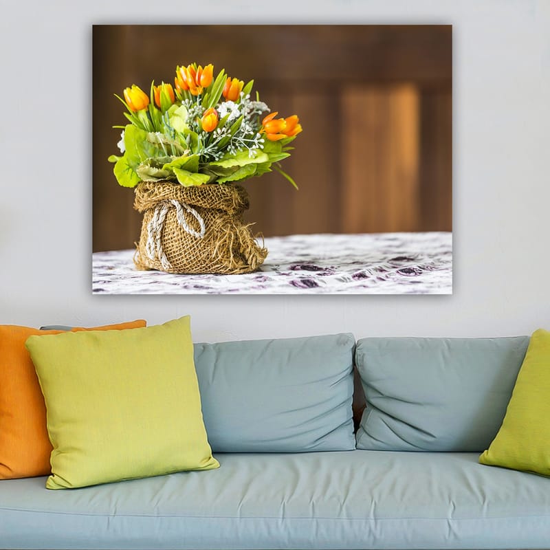 Dekorativ Canvasbilde 70x100 cm - Flerfarget - Interiør - Maleri & posters - Lerretsbilder