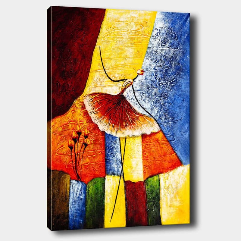 Dekorativ Canvasbilde 70x100 cm - Flerfarget - Interiør - Maleri & posters - Lerretsbilder