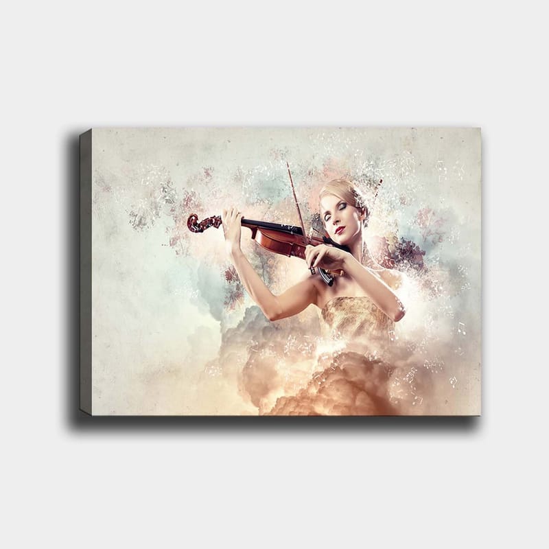 Dekorativ Canvasbilde 70x100 cm - Flerfarget - Interiør - Maleri & posters - Lerretsbilder