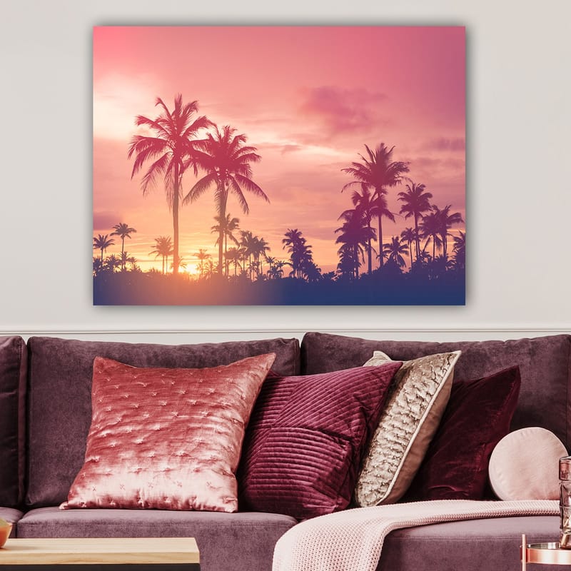 Dekorativ Canvasbilde 70x100 cm - Flerfarget - Interiør - Maleri & posters - Lerretsbilder