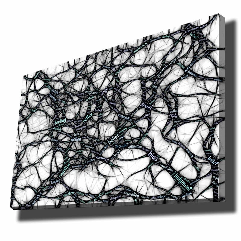 Dekorativ Canvasbilde 70x100 cm - Flerfarget - Interiør - Maleri & posters - Lerretsbilder