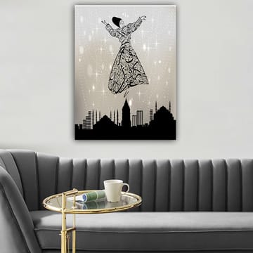 Dekorativ Canvasbilde 70x100 cm - Flerfarget - Interiør - Maleri & posters - Lerretsbilder