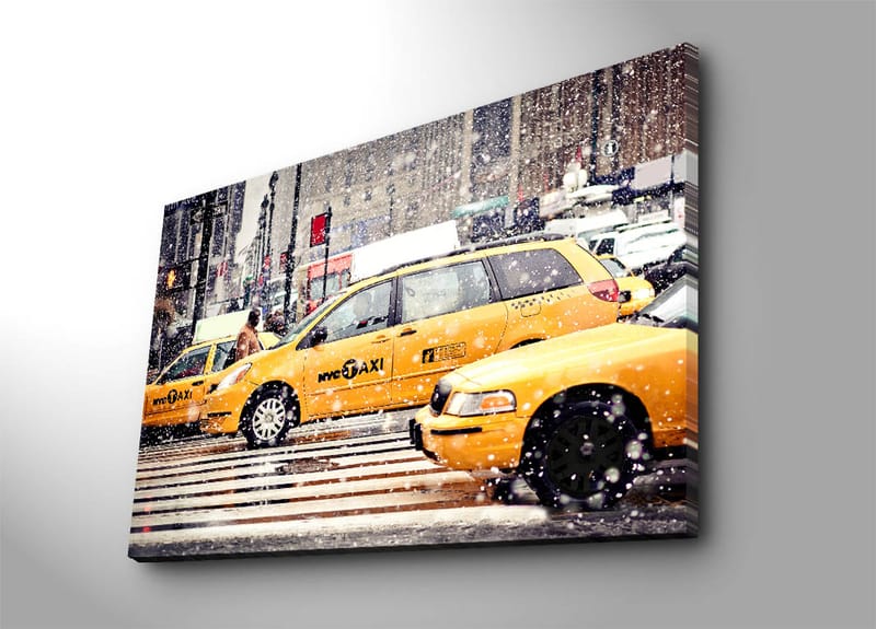 Dekorativ Canvasbilde 70x100 cm - Flerfarget - Interiør - Maleri & posters - Lerretsbilder