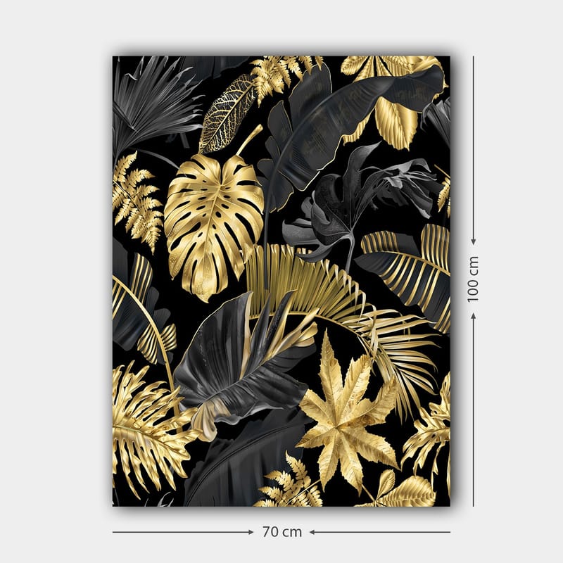 Dekorativ Canvasbilde 70x100 cm - Flerfarget - Interiør - Maleri & posters - Lerretsbilder
