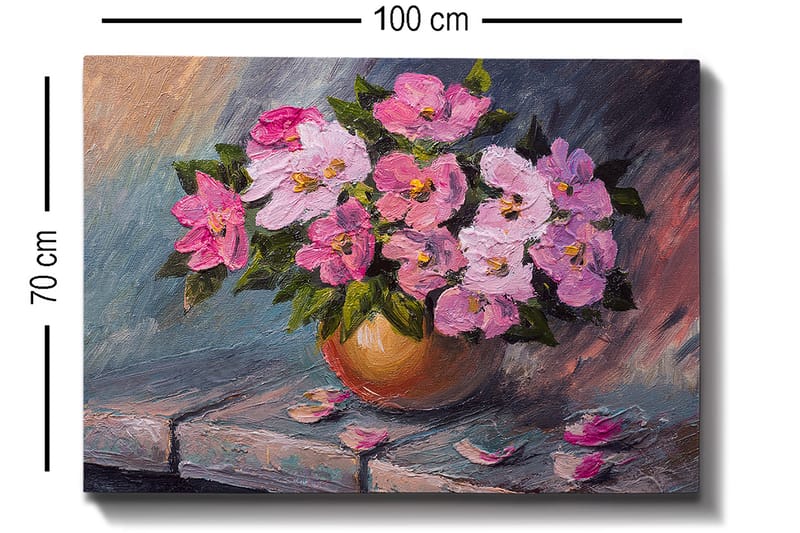 Dekorativ Canvasbilde 70x100 cm - Flerfarget - Interiør - Maleri & posters - Lerretsbilder