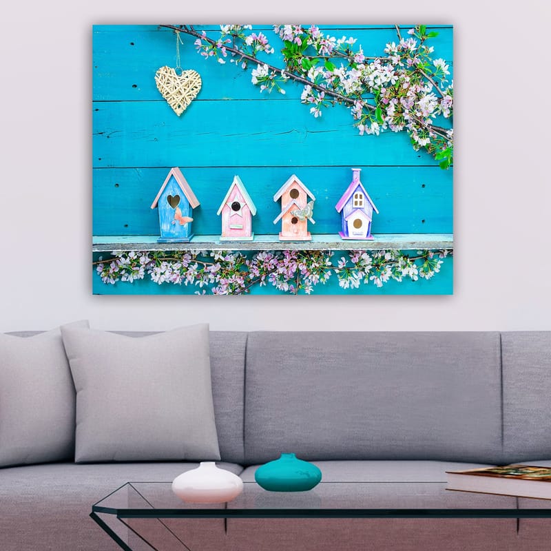 Dekorativ Canvasbilde 70x100 cm - Flerfarget - Interiør - Maleri & posters - Lerretsbilder