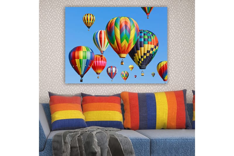 Dekorativ Canvasbilde 70x100 cm - Flerfarget - Interiør - Maleri & posters - Lerretsbilder