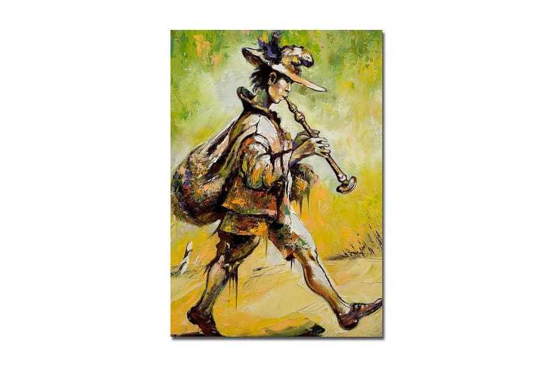 Dekorativ Canvasbilde 70x100 cm - Flerfarget - Interiør - Maleri & posters - Lerretsbilder