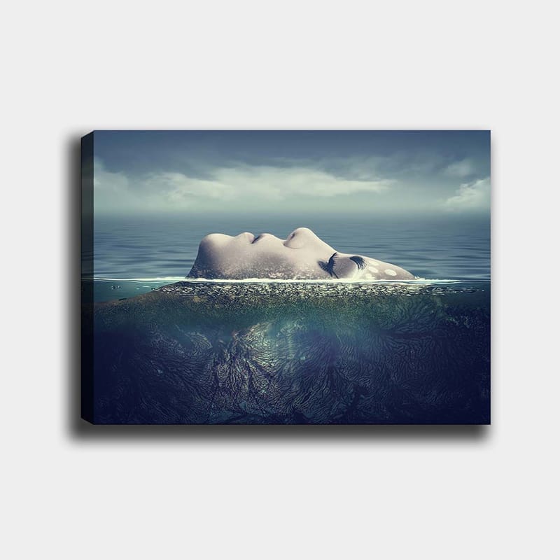 Dekorativ Canvasbilde 70x100 cm - Flerfarget - Interiør - Maleri & posters - Lerretsbilder