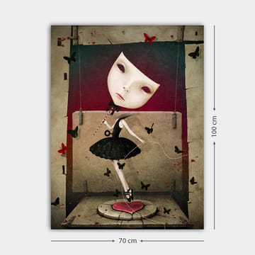 Dekorativ Canvasbilde 70x100 cm - Flerfarget - Interiør - Maleri & posters - Lerretsbilder