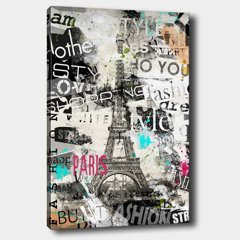 Dekorativ Canvasbilde 70x100 cm - Flerfarget - Interiør - Maleri & posters - Lerretsbilder