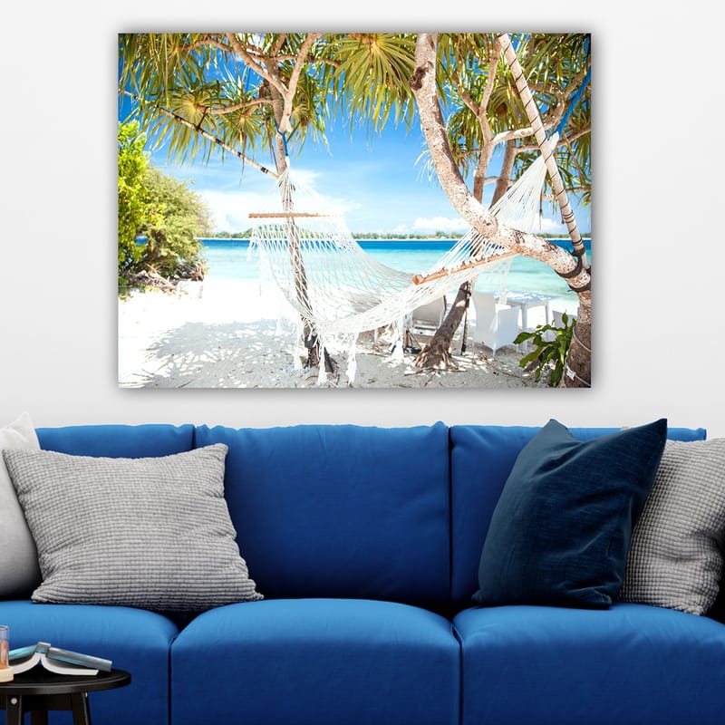 Dekorativ Canvasbilde 70x100 cm - Flerfarget - Interiør - Maleri & posters - Lerretsbilder