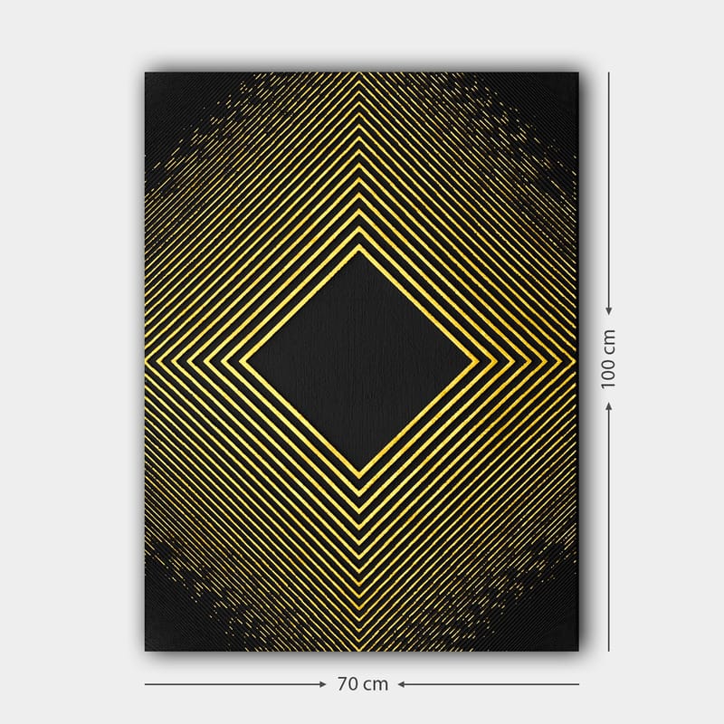 Dekorativ Canvasbilde 70x100 cm - Flerfarget - Interiør - Maleri & posters - Lerretsbilder