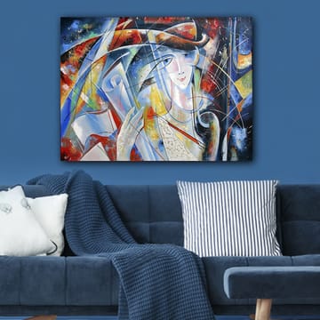Dekorativ Canvasbilde 70x100 cm - Flerfarget - Interiør - Maleri & posters - Lerretsbilder