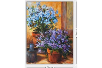 Dekorativ Canvasbilde 70x100 cm - Flerfarget - Interiør - Maleri & posters - Lerretsbilder