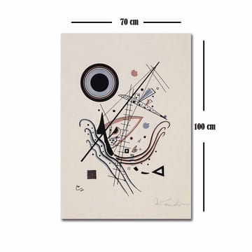 Dekorativ Canvasbilde 70x100 cm - Flerfarget - Interiør - Maleri & posters - Lerretsbilder