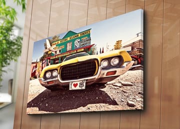 Dekorativ Canvasbilde 70x100 cm - Flerfarget - Interiør - Maleri & posters - Lerretsbilder
