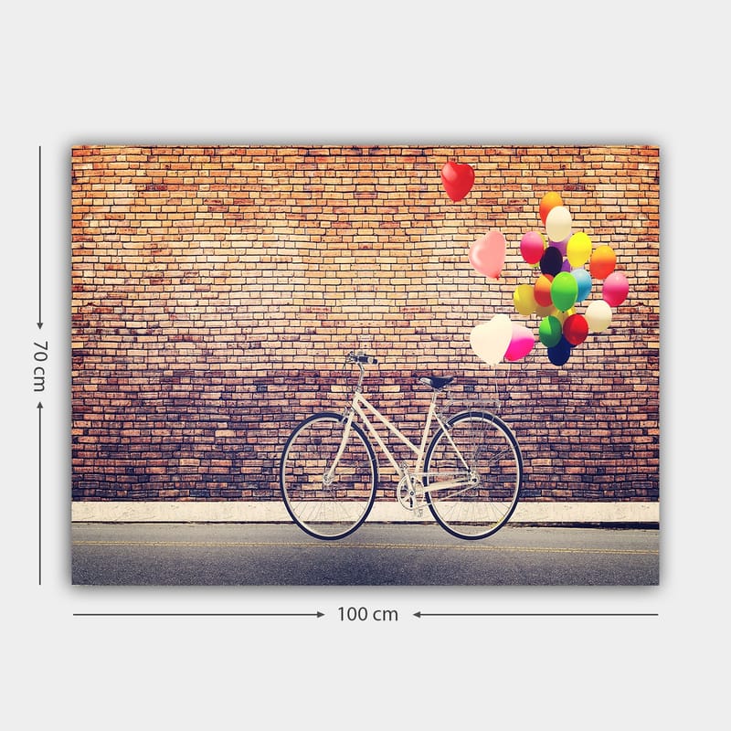 Dekorativ Canvasbilde 70x100 cm - Flerfarget - Interiør - Maleri & posters - Lerretsbilder