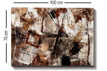 Dekorativ Canvasbilde 70x100 cm - Flerfarget - Interiør - Maleri & posters - Lerretsbilder