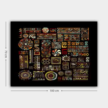Dekorativ Canvasbilde 70x100 cm - Flerfarget - Interiør - Maleri & posters - Lerretsbilder