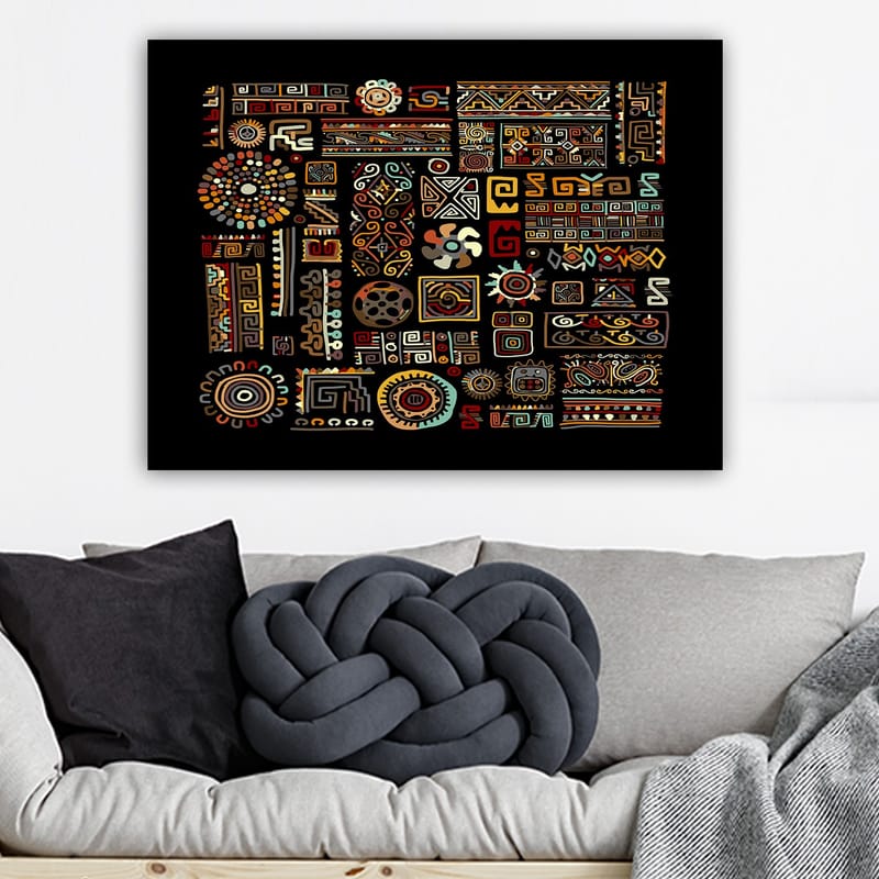 Dekorativ Canvasbilde 70x100 cm - Flerfarget - Interiør - Maleri & posters - Lerretsbilder