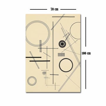Dekorativ Canvasbilde 70x100 cm - Flerfarget - Interiør - Maleri & posters - Lerretsbilder