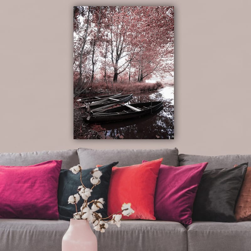 Dekorativ Canvasbilde 70x100 cm - Flerfarget - Interiør - Maleri & posters - Lerretsbilder