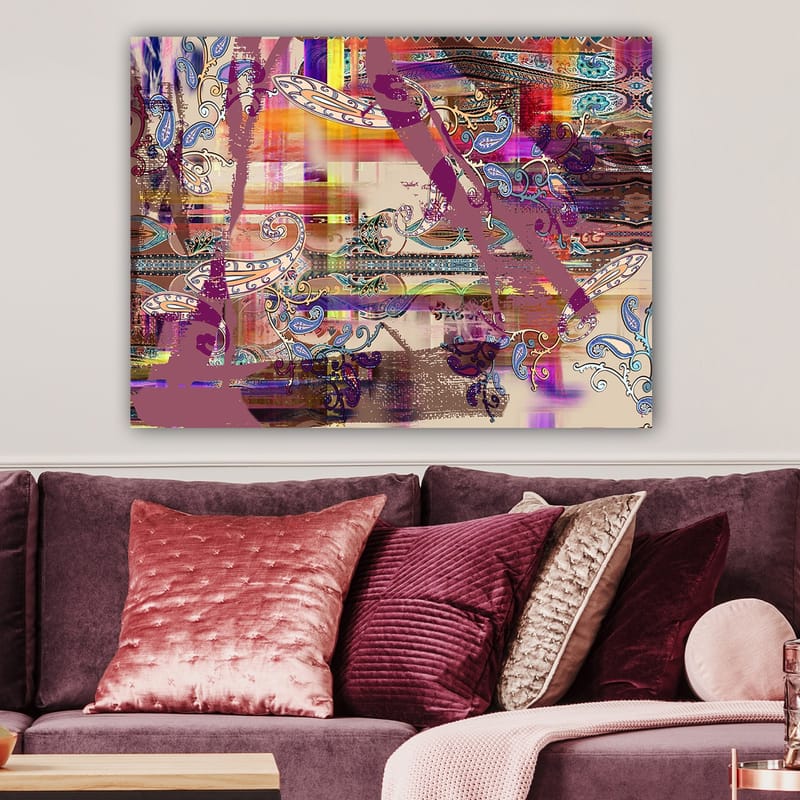Dekorativ Canvasbilde 70x100 cm - Flerfarget - Interiør - Maleri & posters - Lerretsbilder