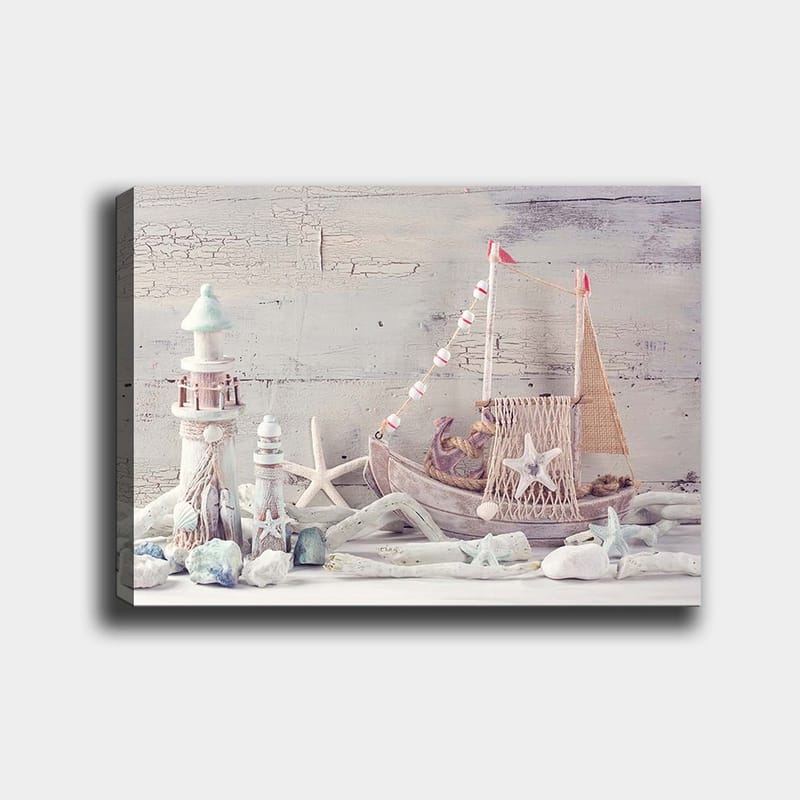 Dekorativ Canvasbilde 70x100 cm - Flerfarget - Interiør - Maleri & posters - Lerretsbilder