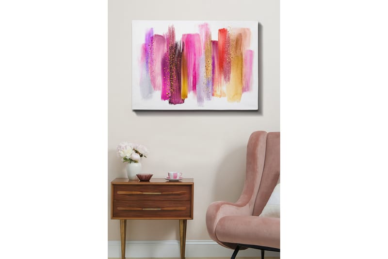 Dekorativ Canvasbilde 70x100 cm - Flerfarget - Interiør - Maleri & posters - Lerretsbilder