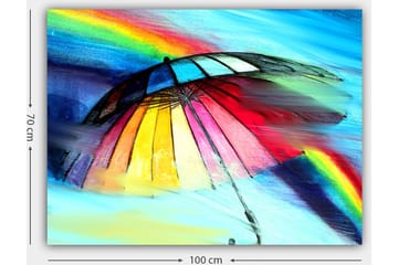 Dekorativ Canvasbilde 70x100 cm - Flerfarget - Interiør - Maleri & posters - Lerretsbilder