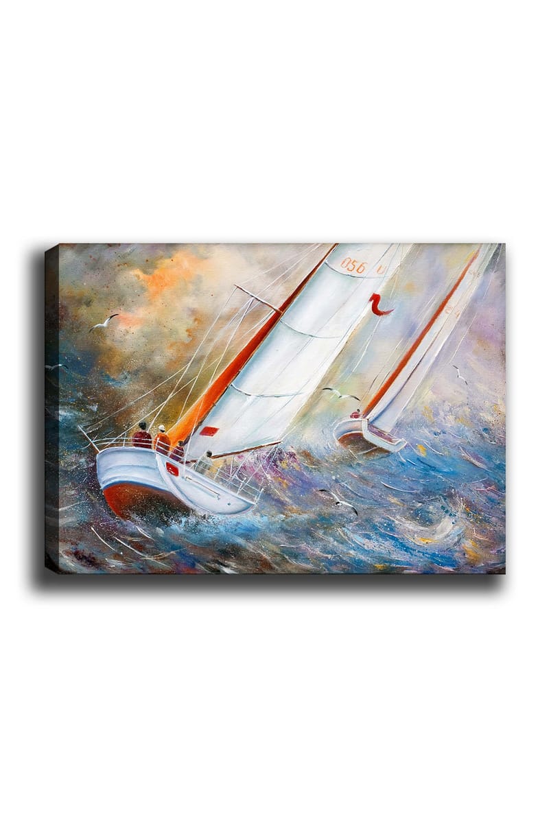 Dekorativ Canvasbilde 70x100 cm - Flerfarget - Interiør - Maleri & posters - Lerretsbilder