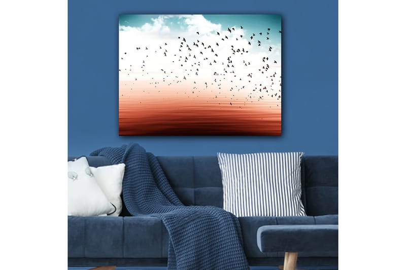 Dekorativ Canvasbilde 70x100 cm - Flerfarget - Interiør - Maleri & posters - Lerretsbilder