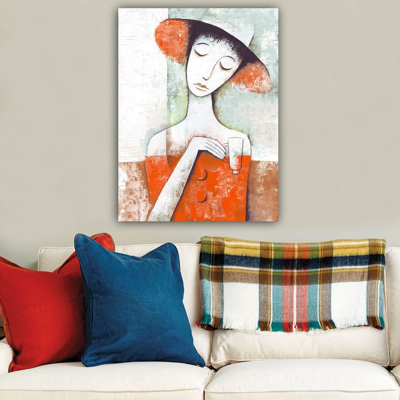 Dekorativ Canvasbilde 70x100 cm - Flerfarget - Interiør - Maleri & posters - Lerretsbilder