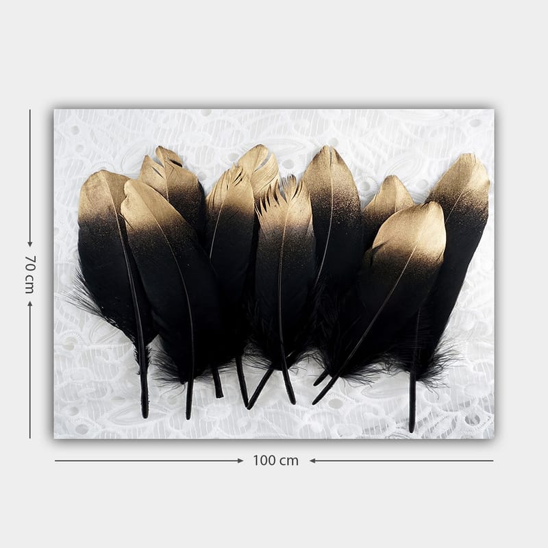 Dekorativ Canvasbilde 70x100 cm - Flerfarget - Interiør - Maleri & posters - Lerretsbilder