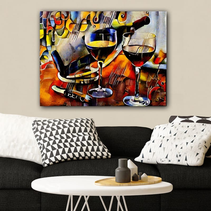 Dekorativ Canvasbilde 70x100 cm, Flerfarget