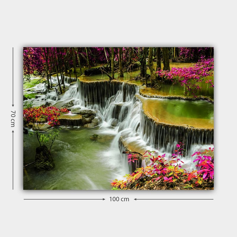 Dekorativ Canvasbilde 70x100 cm - Flerfarget - Interiør - Maleri & posters - Lerretsbilder