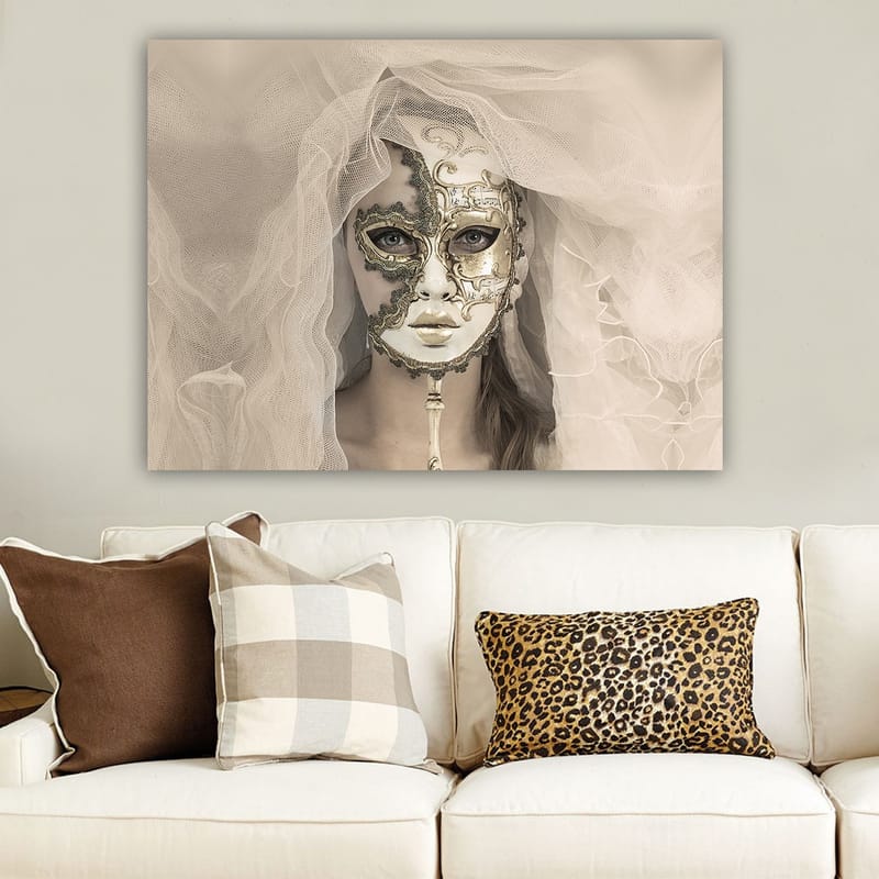 Dekorativ Canvasbilde 70x100 cm - Flerfarget - Interiør - Maleri & posters - Lerretsbilder