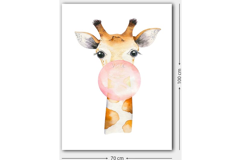 Dekorativ Canvasbilde 70x100 cm - Flerfarget - Interiør - Maleri & posters - Lerretsbilder