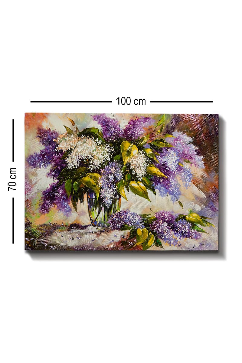 Dekorativ Canvasbilde 70x100 cm - Flerfarget - Interiør - Maleri & posters - Lerretsbilder