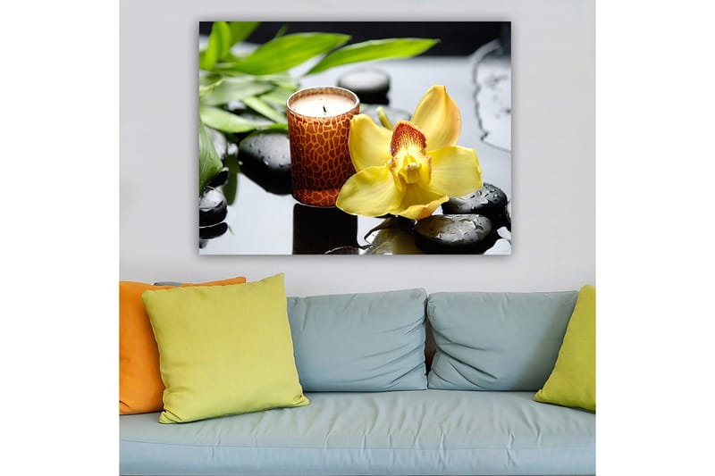 Dekorativ Canvasbilde 70x100 cm - Flerfarget - Interiør - Maleri & posters - Lerretsbilder