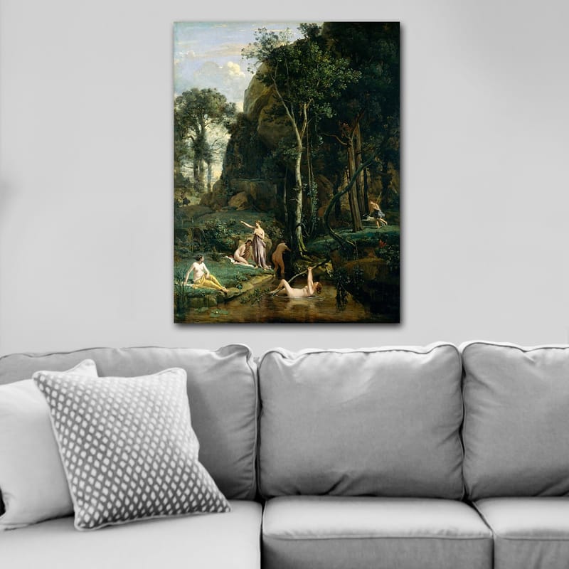 Dekorativ Canvasbilde 70x100 cm - Flerfarget - Interiør - Maleri & posters - Lerretsbilder