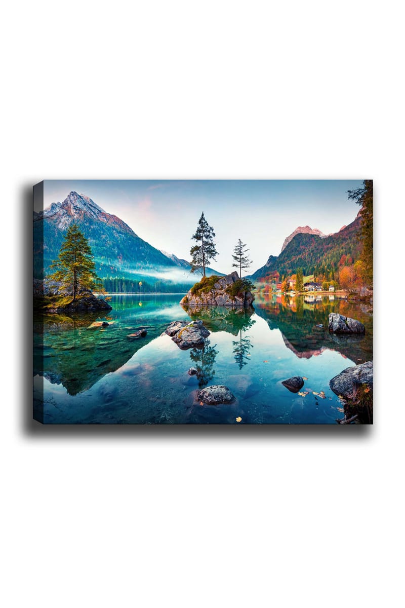 Dekorativ Canvasbilde 70x100 cm - Flerfarget - Interiør - Maleri & posters - Lerretsbilder