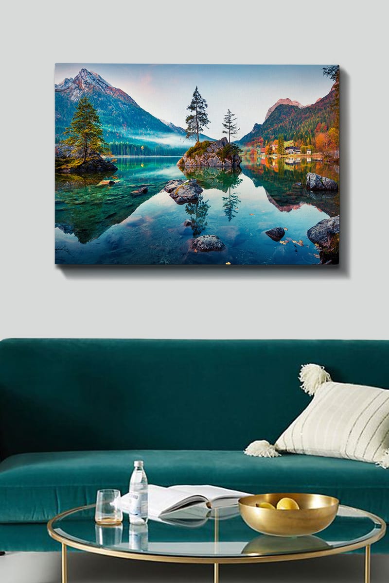 Dekorativ Canvasbilde 70x100 cm - Flerfarget - Interiør - Maleri & posters - Lerretsbilder