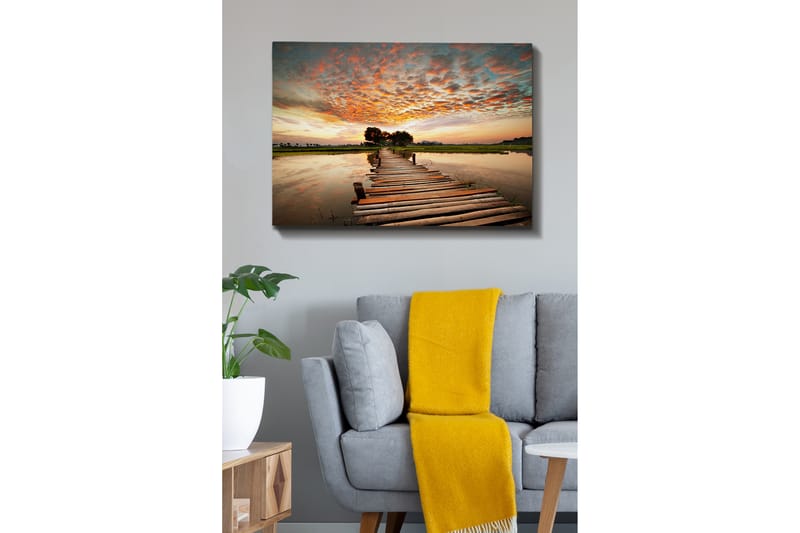 Dekorativ Canvasbilde 70x100 cm - Flerfarget - Interiør - Maleri & posters - Lerretsbilder
